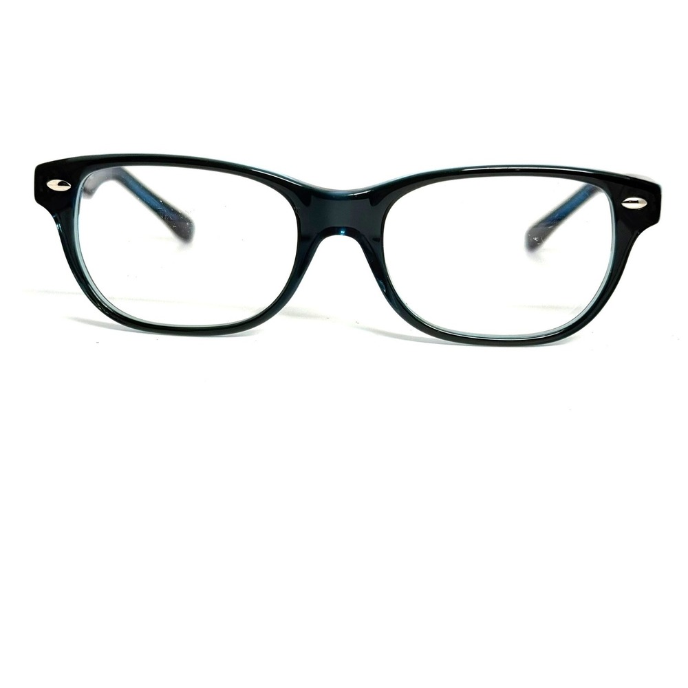Ray-Ban RB 1555 3667 Blue Rectangular Eyeglass Frames 48-16-130